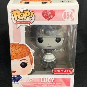 FUNKO POP TELEVISION I LOVE LUCY #654 B &W LUCY TARGET EXCLUSIVE W/PROTECTOR